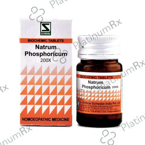 Dr Willmar Schwabe India Natrum Phosphoricum Biochemic Tablet 200X 20 gm