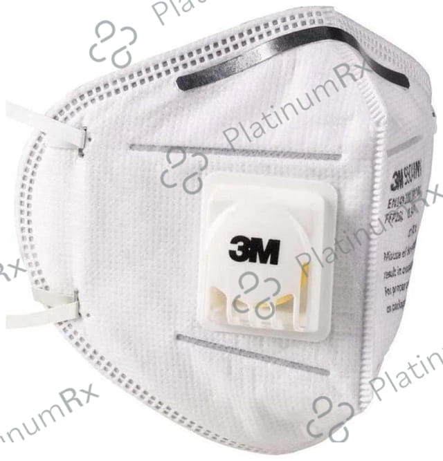 3M 9504 INV P P2 Respirator Mask White 1 Mask