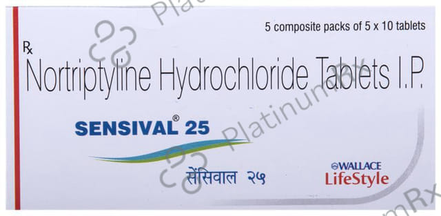 Sensival 25mg Tablet 10s