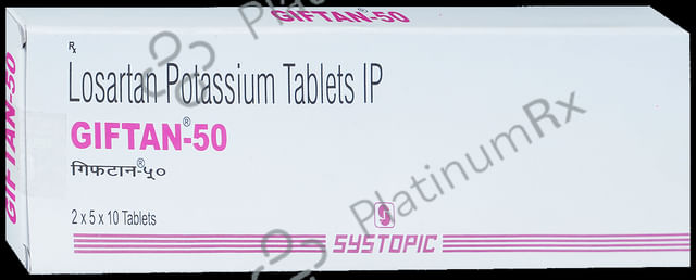 Giftan 50mg Tablet 10s