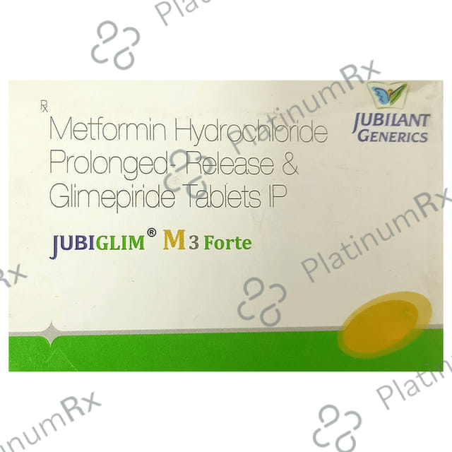 Jubiglim M Forte 3/1000mg Tablet PR 15s