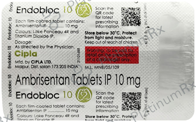 Endobloc 10mg Tablet 10s