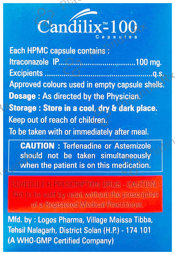 Candilix 100mg Capsule 10s