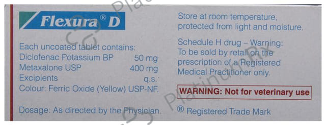 Flexura D 50/400mg Tablet 10s