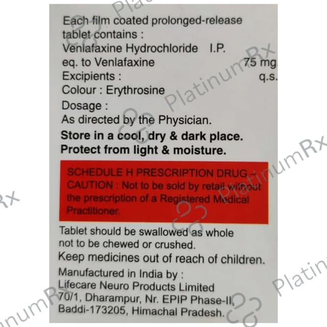 Depravan ER 75 Tablet Tablet PR