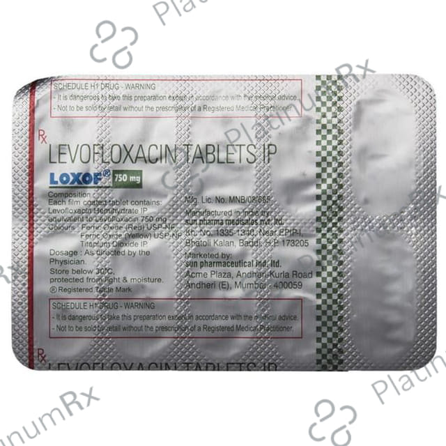 Loxof 750mg Tablet 10s