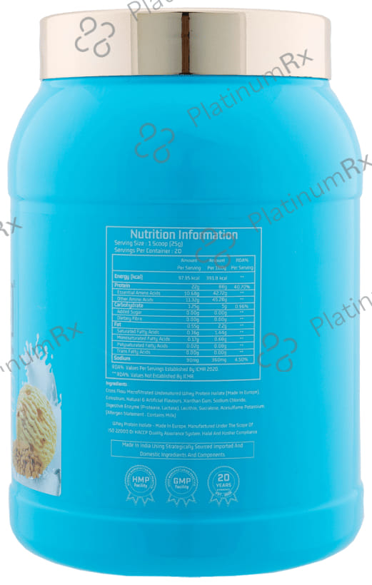 Myfitness iWhey - H2O Powder Vanilla Butterscotch 500 gm