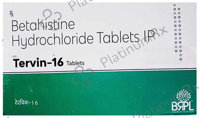 Tervin 16mg Tablet 15s