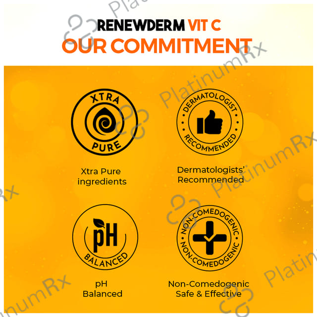 Renewderm Vit C Skin Brightening Antioxidant Face Serum 30ml