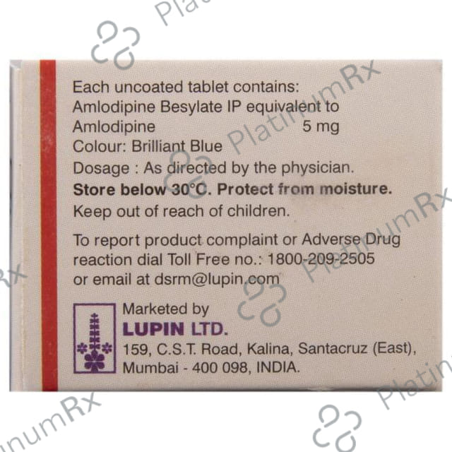 Lupidip 5mg Tablet 10s