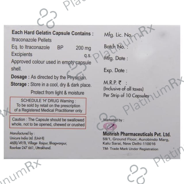 Tinitraz 200mg Capsule 10s