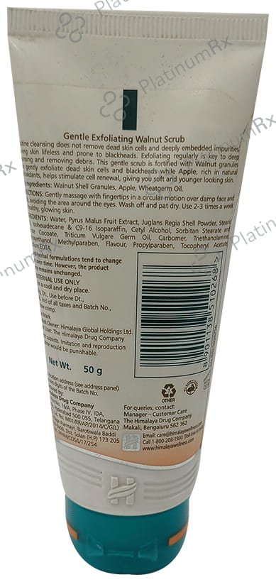 Himalaya Gentle Exfoliating Scrub Walnut 50gm