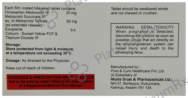 Olmecaid M 50 Tablet ER