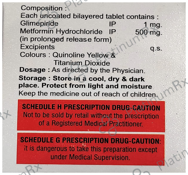 Rexxmet G 1 Tablet PR