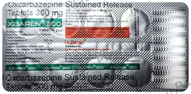 Xbaren SR 300mg Tablet 10s