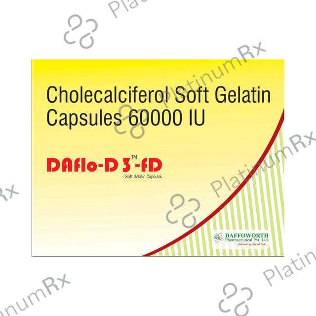 Daflo D3 FD Soft Gelatin Capsule