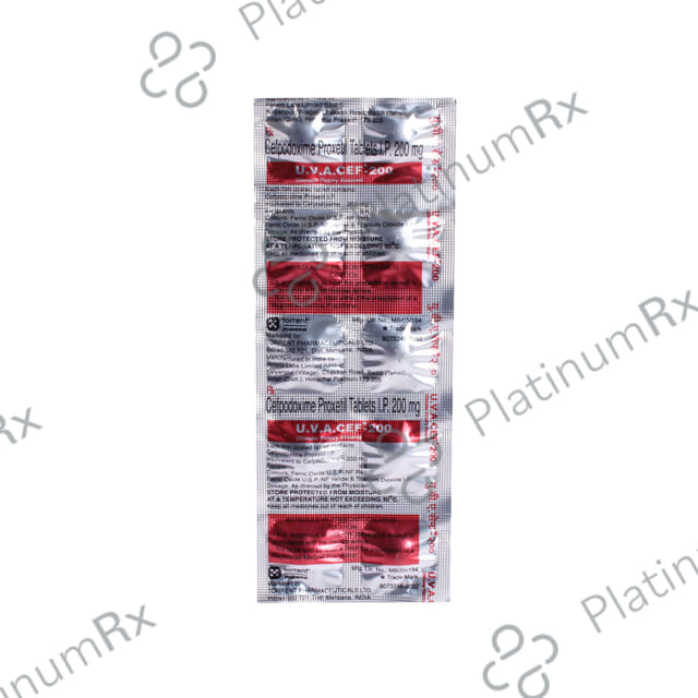 Uva Cef 200mg Tablet