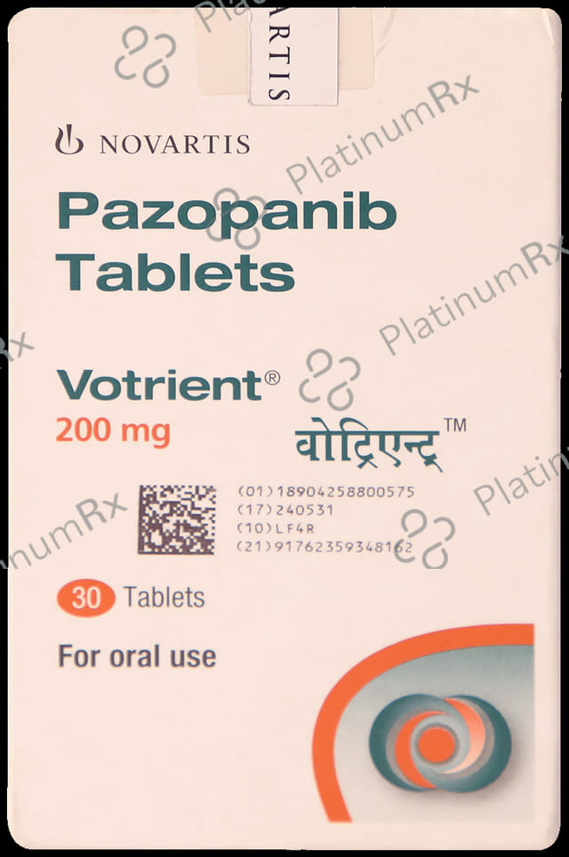 Votrient 200mg Tablet 30s