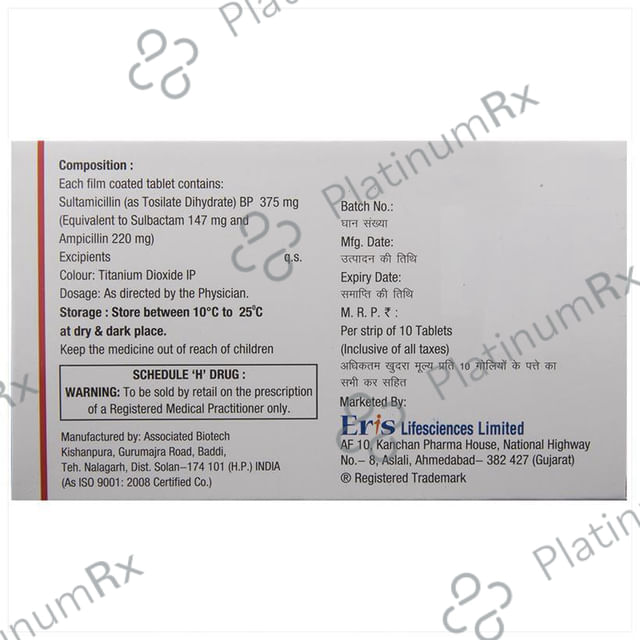 Recontrex 375mg Tablet 10s