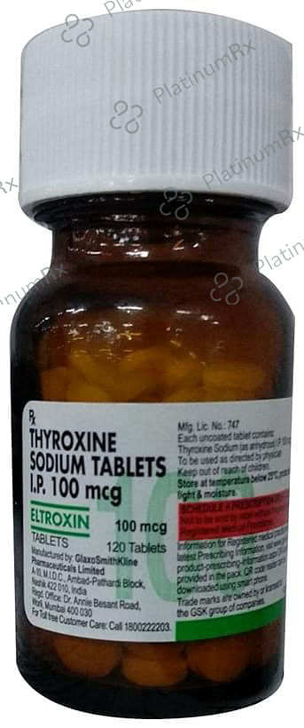 Eltroxin 100mcg Tablet 120s