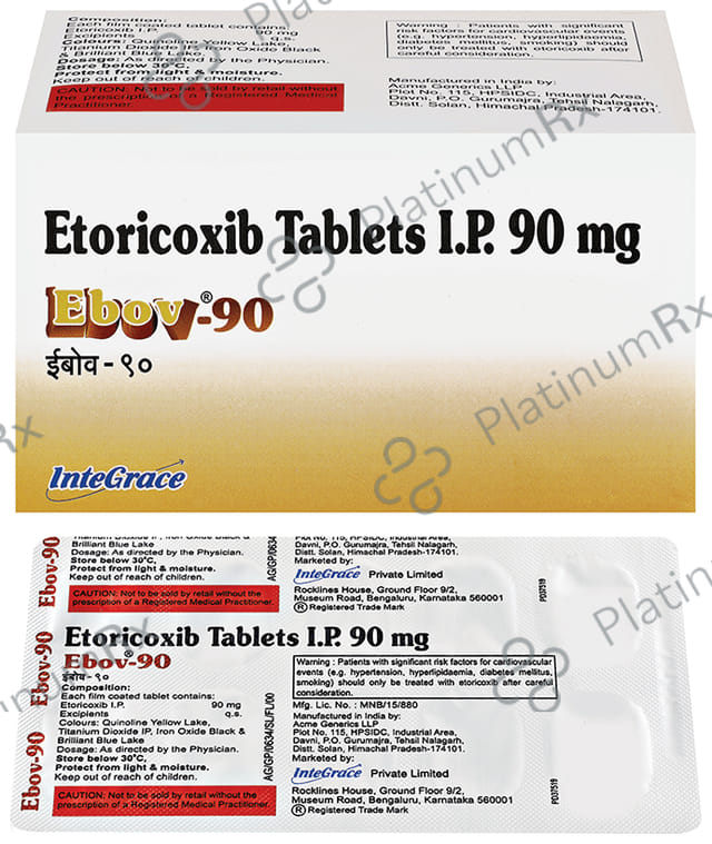 Ebov 90mg Tablet 10s