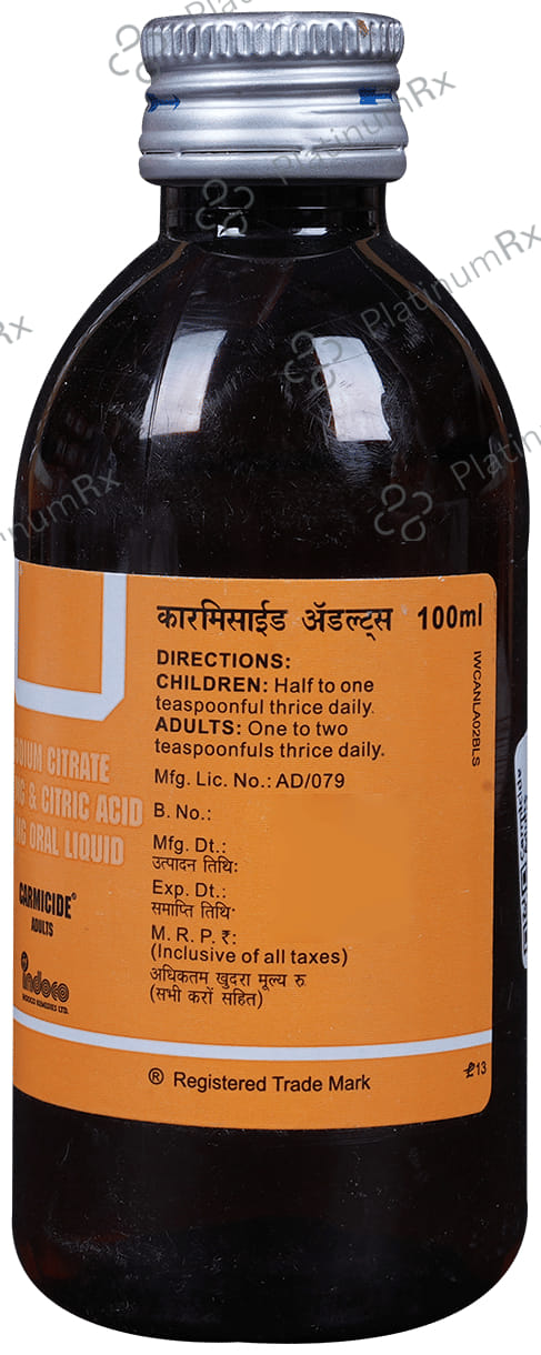 Carmicide Adults 200/40mg liquid 100ml