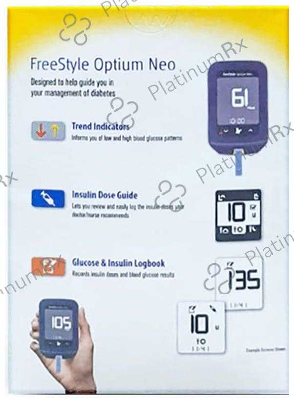 FreeStyle Optium Neo Blood Glucose and Ketone Monitoring System with 10 FreeStyle Optium H ?-Ketone Test Strip