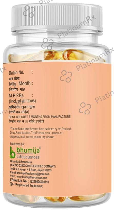 Bhumija Lifesciences Omega 3 Softgel 60s