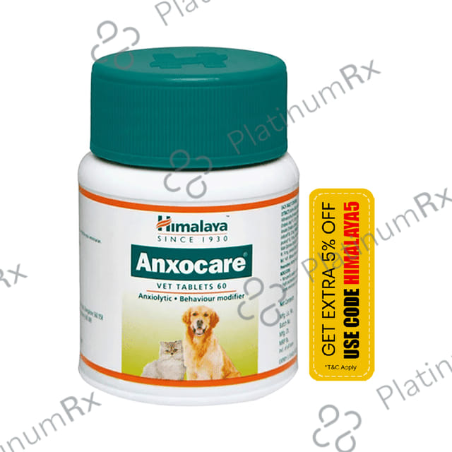 Himalaya Anxocare Vet Tablet 60s