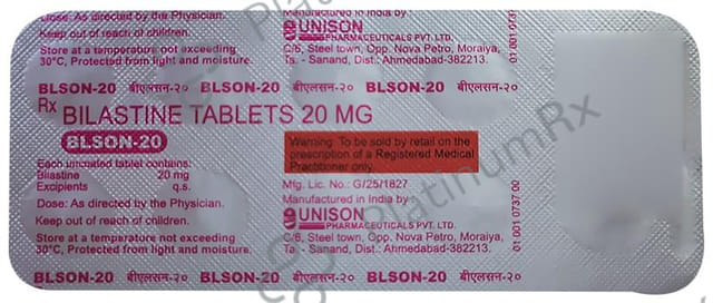 Blson 20mg Tablet 10s