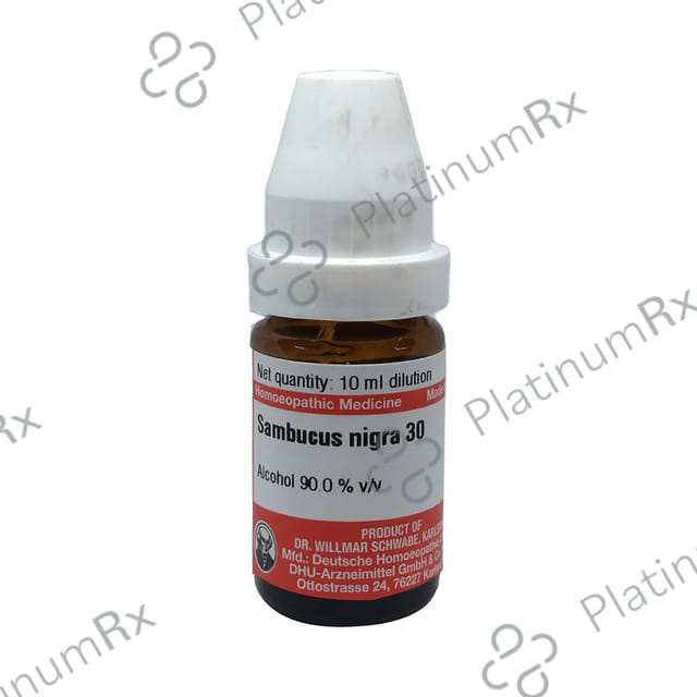Dr Willmar Schwabe Germany Sambucus Nigra Dilution 30