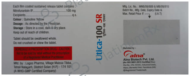Utica 100mg Tablet SR 14s