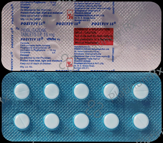 Pozitiv 15mg Tablet 10s