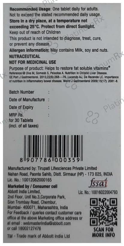 Viadek Gluten Free Tablet 30s
