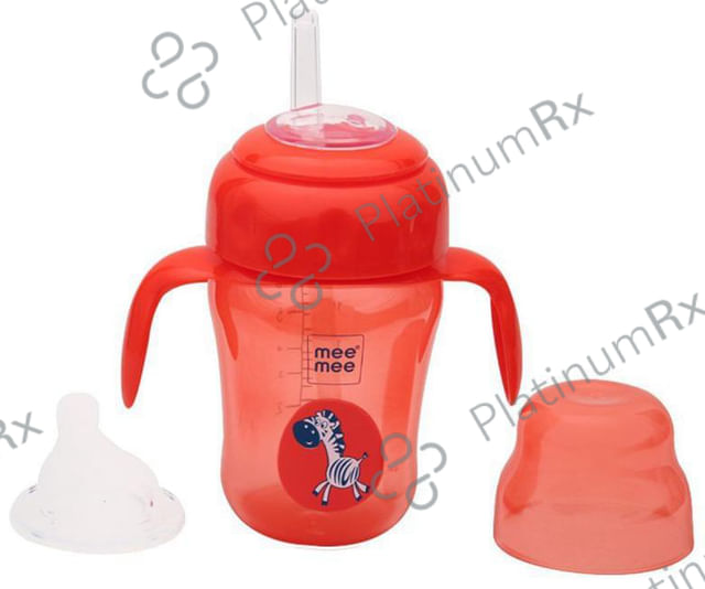 Mee Mee 2 in 1 Spout and Straw Sipper Cup Red 210 ml