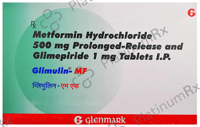 Glimulin MF 1/500mg Tablet PR 15s