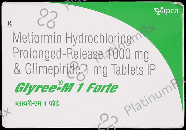 Glyree M 1/1000mg Forte Tablet PR 10s