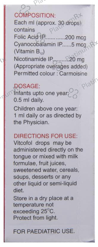 Vitcofol Oral Drops 15ml