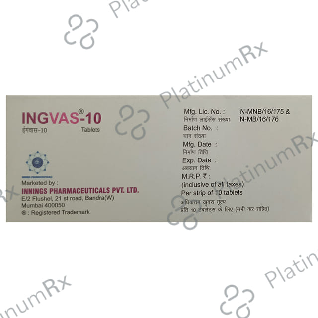 Ingvas 10mg Tablet