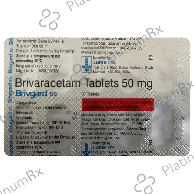 Brivgard 50mg Tablet 10s