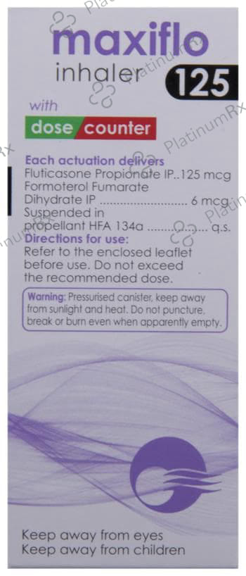 Maxiflo 125/6mcg Inhaler 120MDI