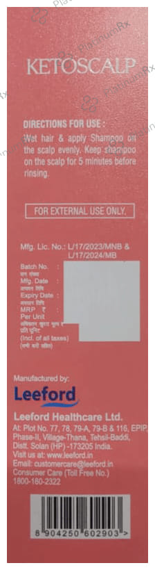 Ketoscalp Shampoo 100ml