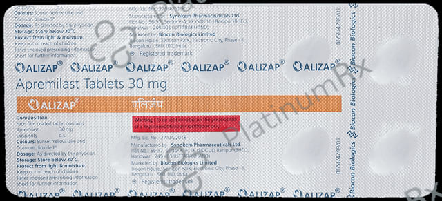 Alizap 30mg Tablet