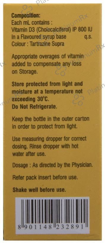 Kidrich D3 800 IU/ml Nano Oral Suspension 15ml