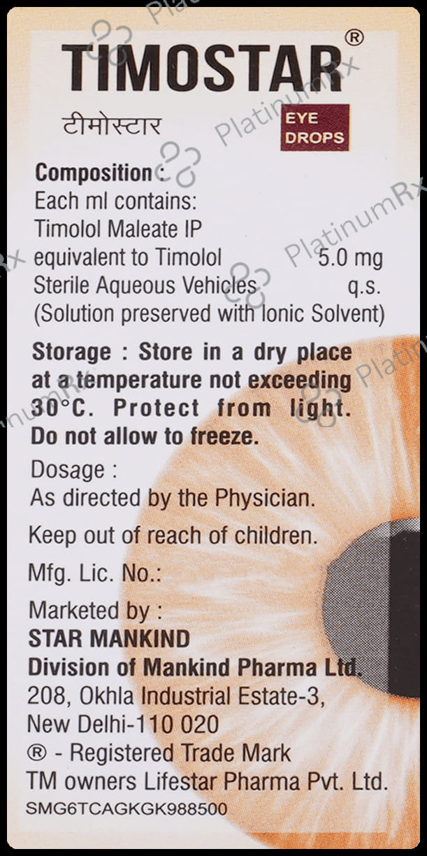 Timostar 5mg Eye Drop 5ml