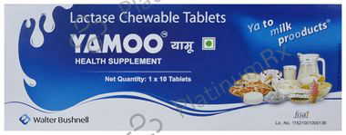 Yamoo Lactase 4500IU Chewable Tablet 10s