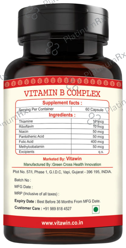 Vitawin Vitamin B Complex Vegetarian Capsule