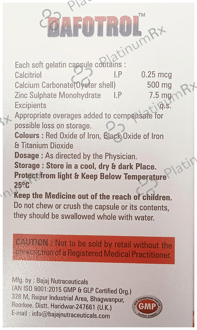 Dafotrol Softgel Capsule 10s