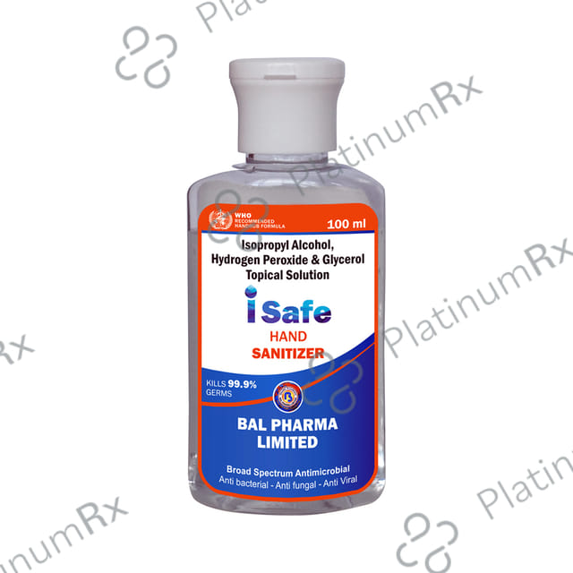 i Safe Hand Sanitizer 100 Sanitizer