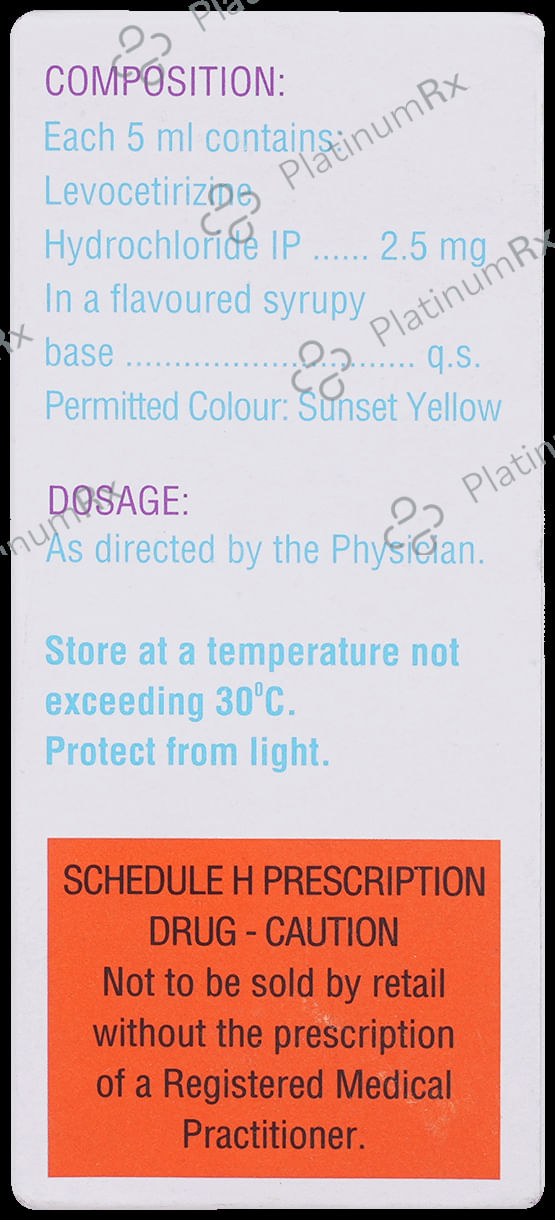1 AL 2.5mg Syrup 30ml